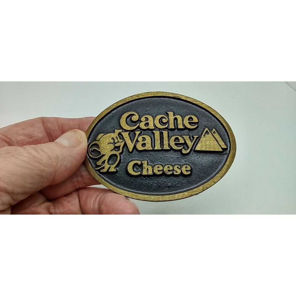 Cache Valley Cheese Vintage Belt Buckle